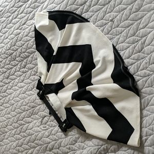 Mini skirt by mm mm mm. Size M (but it's small) Black and white.